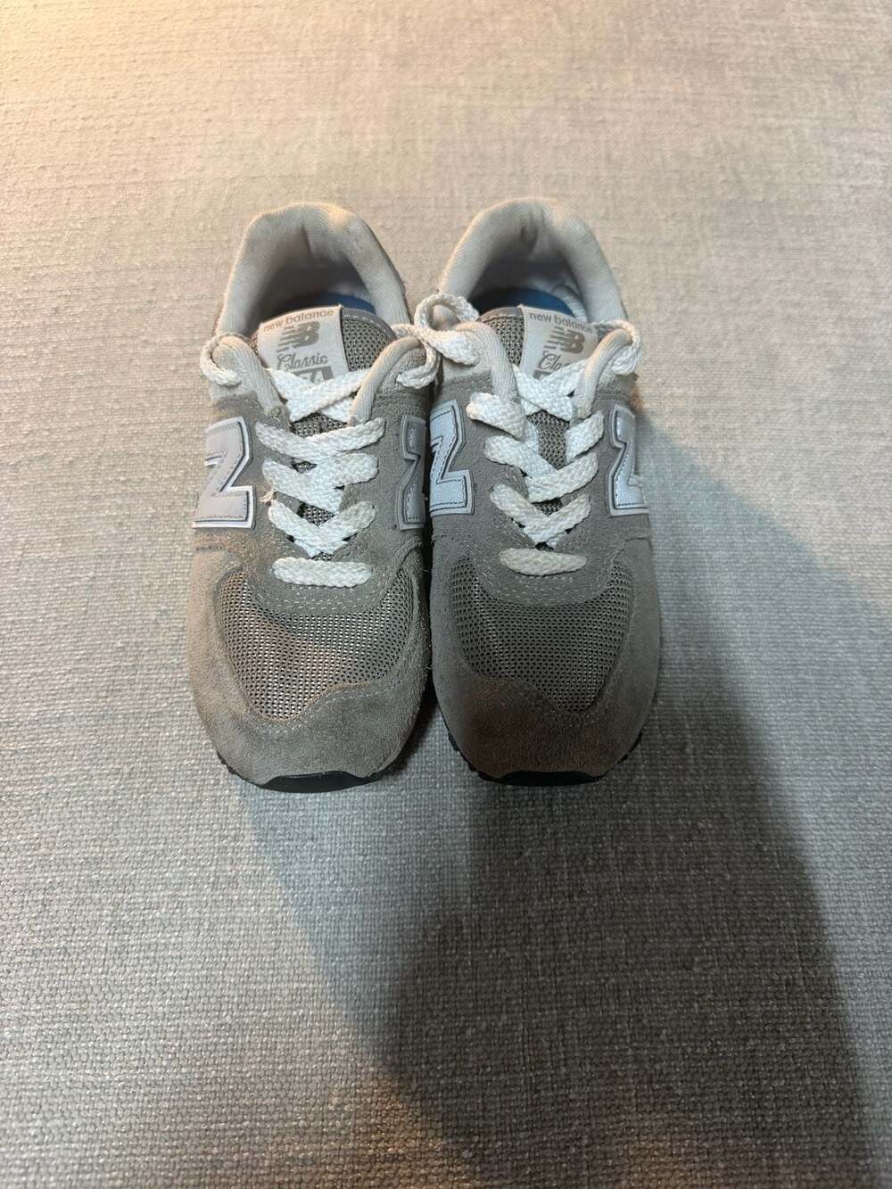 New Balance 574 Classic Grey White Sneakers
